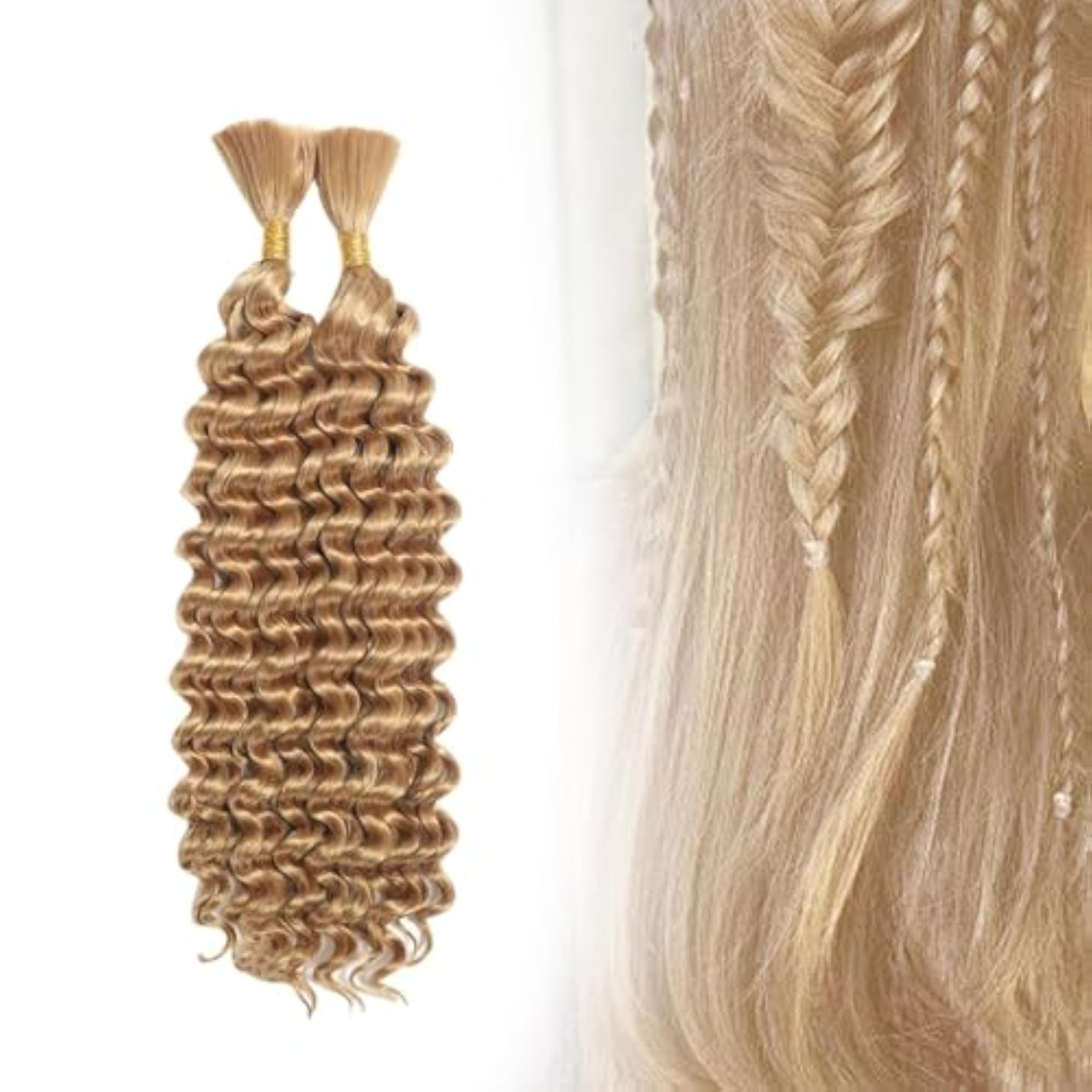 Curly Hair Weave Bundles for Daily Use, Gold